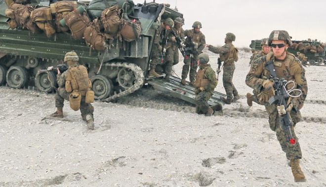 Infanteriștii marini ai Forțelor Navale, la instruire cu partenerii din NATO - infanteristi-1552598538.jpg