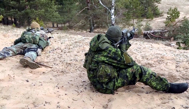 Infanteriștii marini români participă la exercițiul 