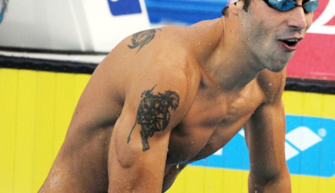 Dragoș Agache, în semifinalele probei de 50 m bras - inot-1311692227.jpg