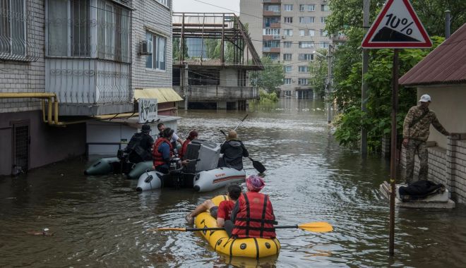 OMS trimite ajutoare ajutoare în Ucraina după distrugerea barajului Nova Kakhovka. Există risc de holeră după inundații