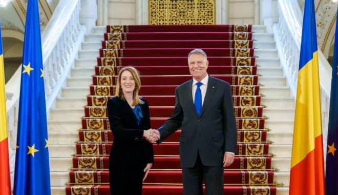 Klaus Iohannis a discutat cu Roberta Metsola despre alegerile europarlamentare