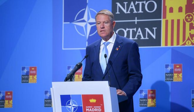 Klaus Iohannis: "Am decis să intru în competiţie pentru funcţia de secretar general al NATO"