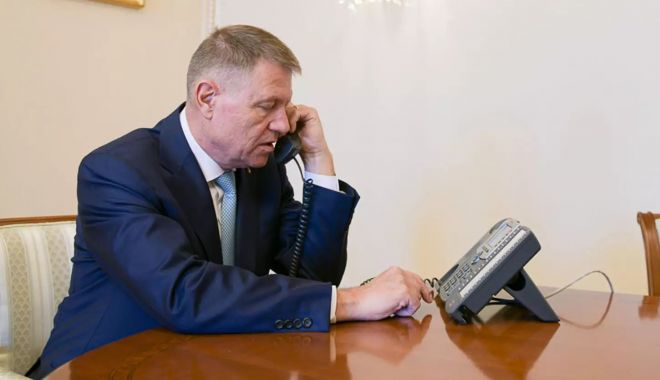 Klaus Iohannis, discuţie telefonică cu preşedintele Israelului - iohannis-discutie-1697202119.jpg