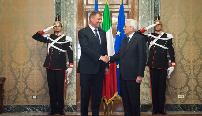 Iohannis, întâlnire  cu omologul italian.  