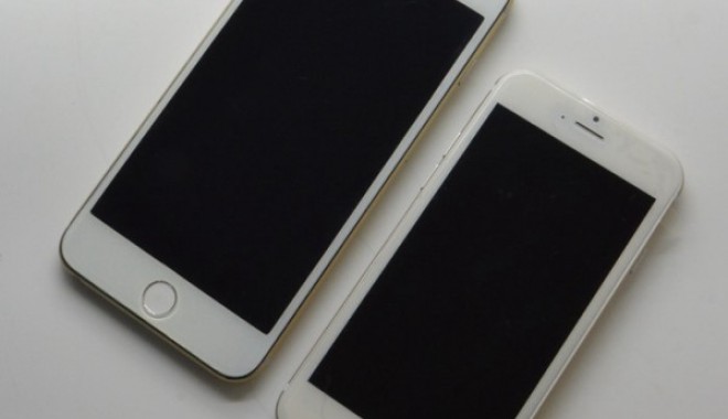 FOTOGRAFII cu noile modele iPHONE 6 cu ecran 4.7