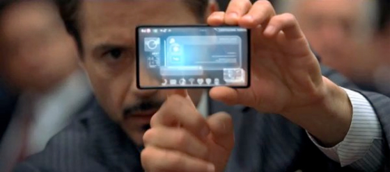 Samsung a brevetat camera foto cu ECRAN TRANSPARENT - ironman2transparentphone-1395570360.jpg