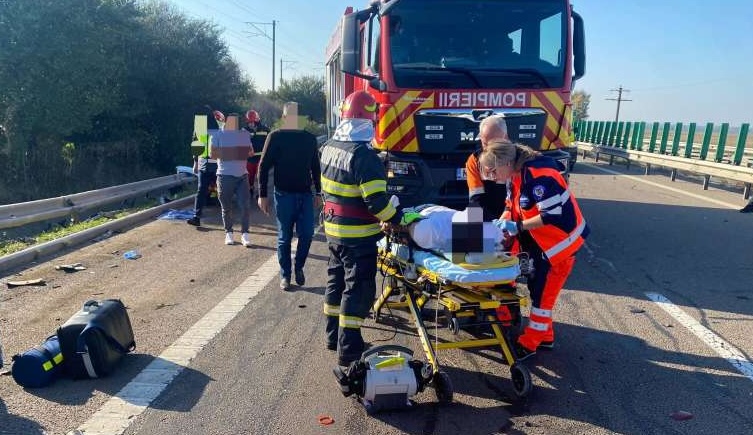 Accident rutier pe A2, în zona localității Sărulești. Implicate patru mașini - isuialomita1729524936-1750498062.jpg