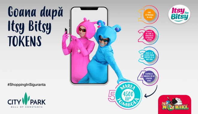 Părinții și copiii „vânează” premii toată Luna Copilului, în Goana după Itsy Bitsy Tokens, la City Park Mall - itsybitsy1920x1100px-1621341129.jpg
