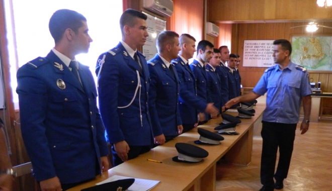 În slujba Constanței! Un ofițer și 14 subofițeri,  încadrați la Gruparea de Jandarmi Mobilă 