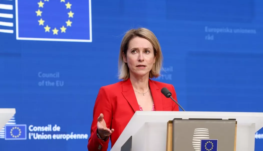 Foto - Kaja Kallas: „Rusia este panicată din cauza atacurilor cu drone ucrainene“