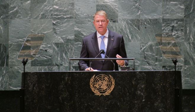 Klaus Iohannis, la Adunarea Generală a ONU: România se implică și ia măsuri. Împreună putem opri schimbările climatice - klaus-1632324140.jpg