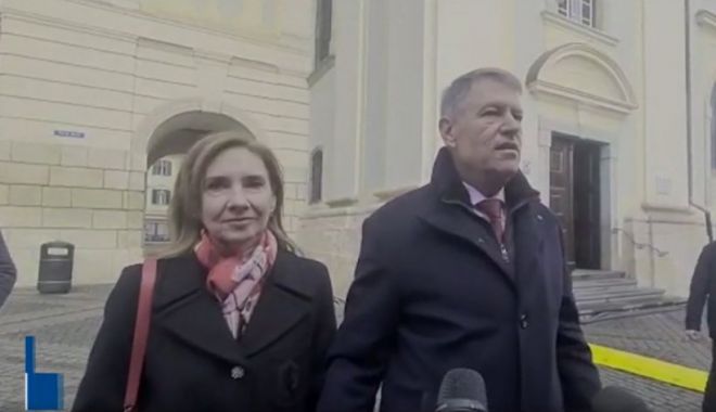 Klaus Iohannis, la biserică în ziua de Crăciun: 