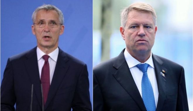 Klaus Iohannis şi Jens Stoltenberg, Secretarul General al NATO, vizită la Baza Militară de la Mihail Kogălniceanu - klaus-1644498594.jpg