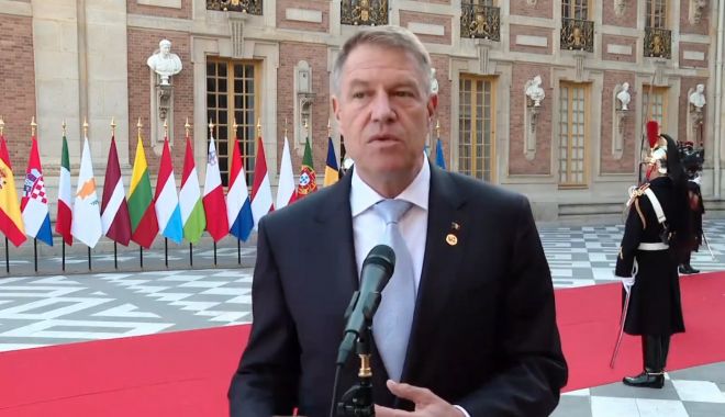 VIDEO: Președintele Klaus Iohannis a participat la Reuniunea Informală a Consiliului European de la Versailles - klaus-1646930406.jpg