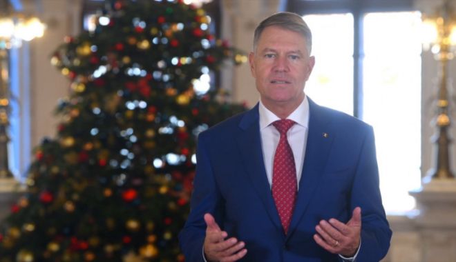 Klaus Iohannis, mesaj de Crăciun: 