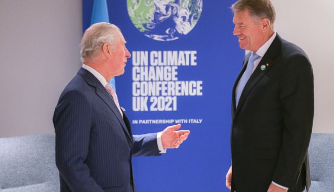 Klaus Iohannis a discutat cu Prințul Charles la summit-ul COP26 despre schimbările climatice - klauscharles-1635785493.jpg