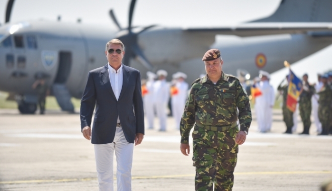Președintele Klaus Iohannis participă la exercițiile militare de la Cincu - klausiohannis-1500101240.jpg
