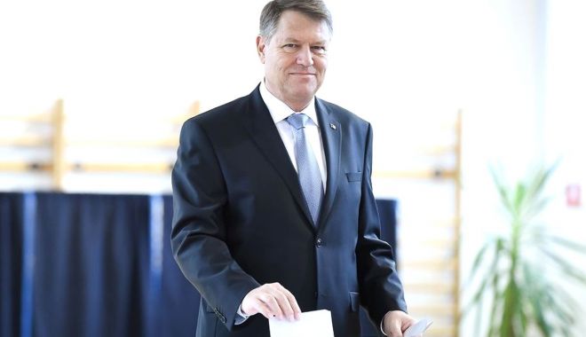 Iohannis a votat: 