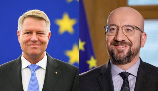 Viitorul președinte al Consiliului European, primit de președintele Iohannis - klausiohannischarlesmichel-1574851504.jpg