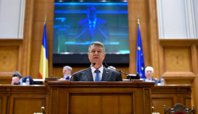 Președintele Iohannis, discurs în Parlament - klausiohannisinparlament-1450252433.jpg