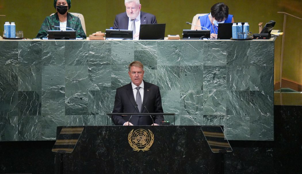 Preşedintele Iohannis merge în SUA, pentru a participa la sesiunea Adunării Generale ONU - klausiohannisonudiscurs2022-1726921758.jpeg