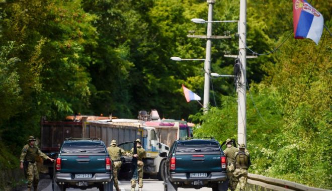 Poliția din Kosovo susține că o patrulă a fost atacată în nord, la granița cu Serbia - kosovo-1659878939.jpg