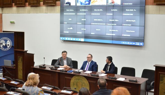 Proiectul Act4D-Eutrophication, ce privește schimbările climatice, a fost lansat la Universitatea ”Ovidius”. - lansare-proiect-act4deutrophicat-1678971417.JPG