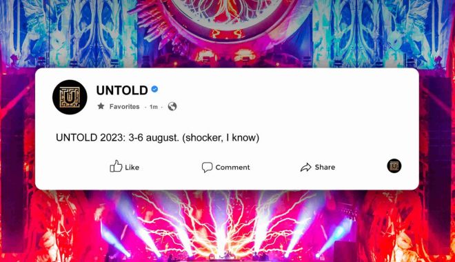 UNTOLD 2023, a opta ediţie. Primele abonamente, puse în vânzare de azi - lansaredatauntold2023-1664452020.jpeg
