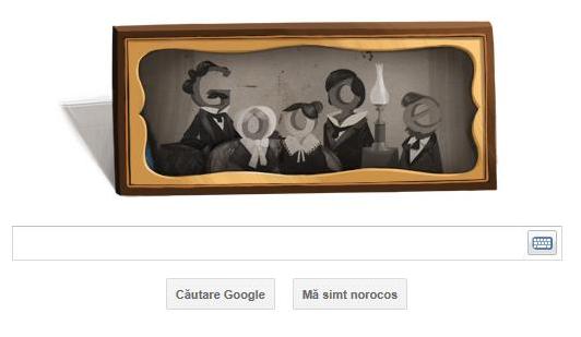 Logo special Google, dedicat părintelui fotografie, Louis Daguerre - logo-1321600855.jpg