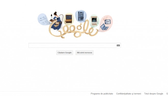 Logo google special dedicat matematicienei Ada Lovelace - logo-1355126207.jpg