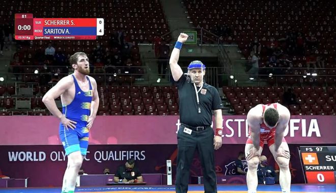 Lupte / Albert Saritov, la un meci distanţă de la calificarea la JO de la Tokyo - luptesaritov-1620312179.jpg