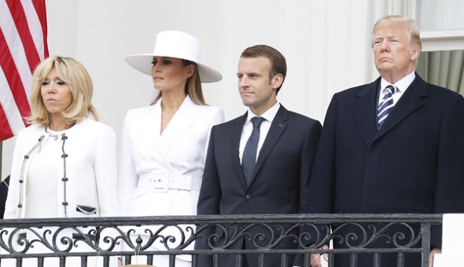 Macron, primit la Casa Albă cu 21 de salve de tun - macron-1524660686.jpg