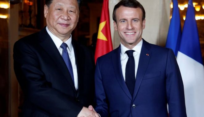 Macron, Merkel și Juncker încearcă să demonstreze unitatea europeană în fața Chinei - macron-1553645798.jpg