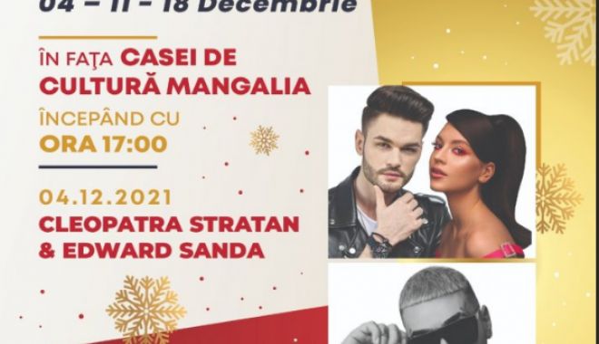 Concerte de sărbători, la Mangalia. Ce artiști vor urca pe scenă - mangalia1-1638460877.jpg