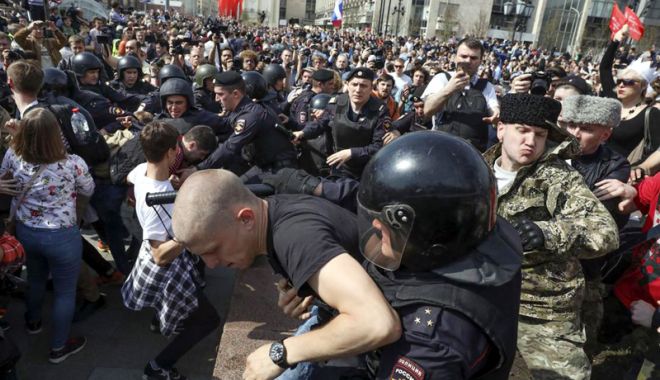 Manifestații anti-Putin. 