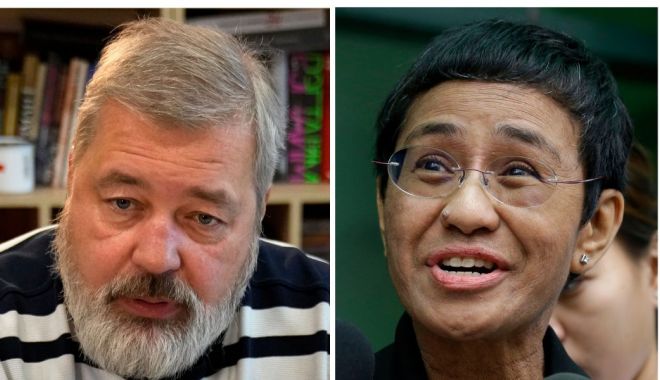 Doi jurnaliști au primit Premiul Nobel pentru Pace, pentru “eforturile lor de a apăra libertatea de exprimare” - mariaressa-1639212421.jpg