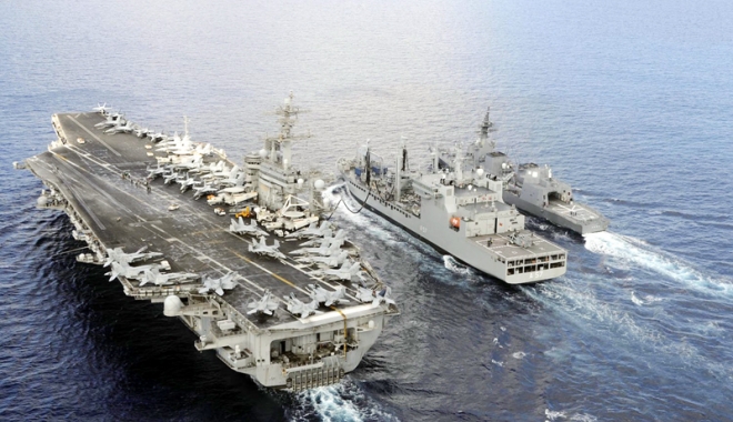 Marina SUA, manevre comune efectuate  de trei  portavioane americane  în Pacific - marina-1510238806.jpg
