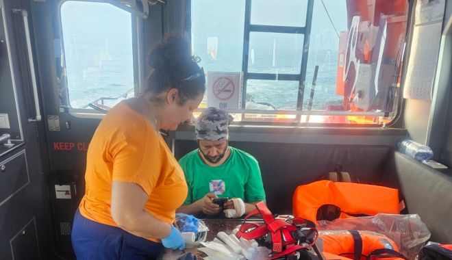 Nava SAR solicitată pentru acordarea de îngrijiri medicale unui marinar turc