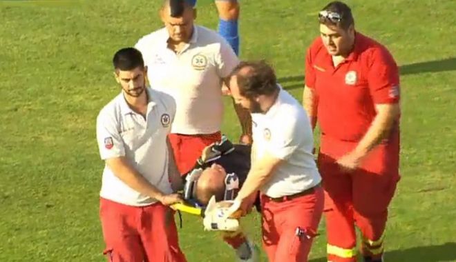 Arbitrul Marius Avram, scos cu targa de pe teren - mariusavram22664500-1531858863.jpg