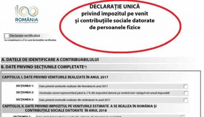 Atenție! Când este ultima zi în care se poate depune declarația unică - martiesteultimazideclaratiaunica-1532858520.jpg