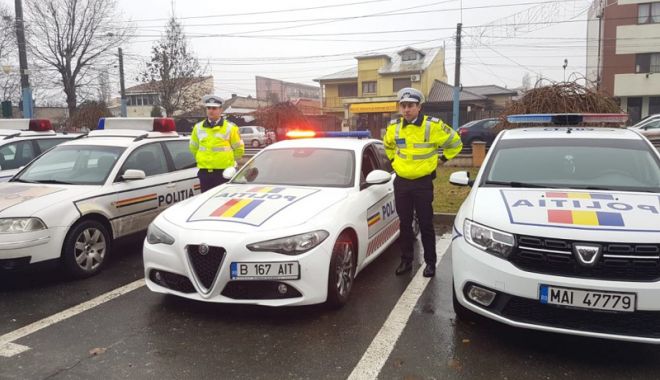 Cadou pentru polițiștii constănțeni: un bolid cu sute de cai putere, pentru a-i 