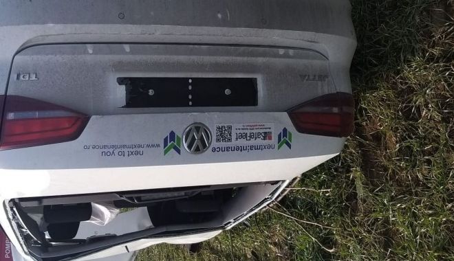 VIDEO / Accident grav la Constanța. Mașină răsturnată din cauza vitezei - masinarasturnata-1580463708.jpg