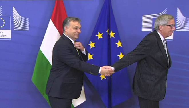 Ce i-a răspuns Orban lui Juncker, după 
