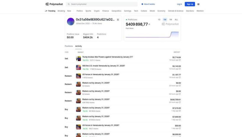 Pariu suspect. Un jucător a câștigat 400.000 de dolari după capturarea lui Maduro