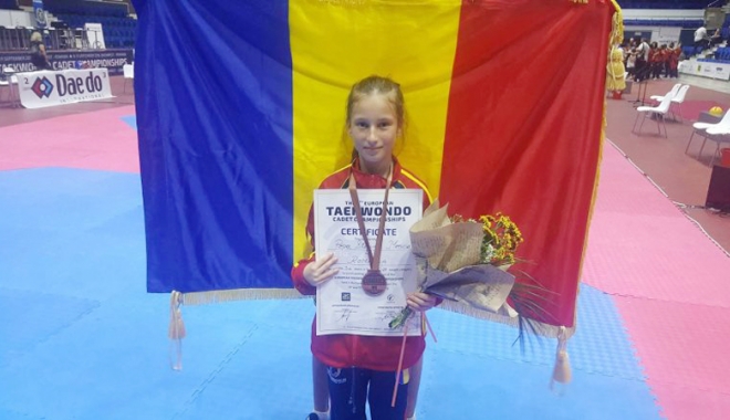 Medalie de bronz la Europene, pentru o sportivă din Mihail Kogălniceanu - medalie-1473441107.jpg