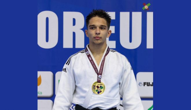Alexandru Matei, medaliat cu aur la Cupa Europeană de judo de la Malaga