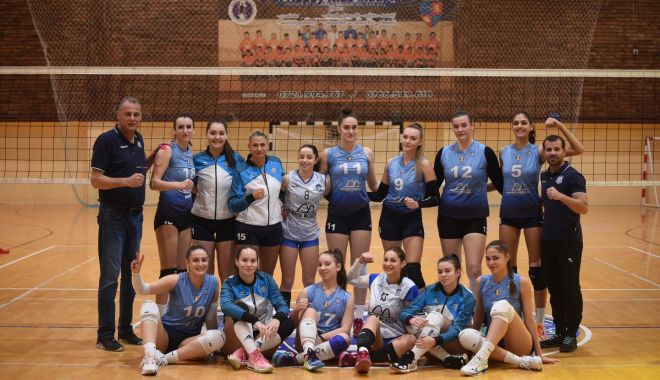 Fetele de la CS Medgidia şi-au consolidat poziţia de lider în Divizia A2 la volei - medgidia-volei-1701700848.jpg