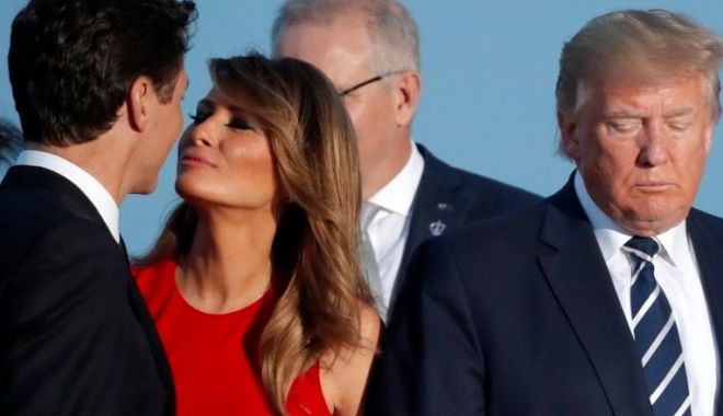 Momente amuzante la summitul G7. Imaginile care au devenit virale - melania-1566985703.jpg