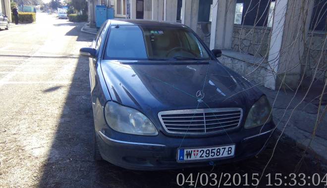 Mercedes furat din Austria, descoperit în Negru Vodă - mercedesfurat2-1425550441.jpg