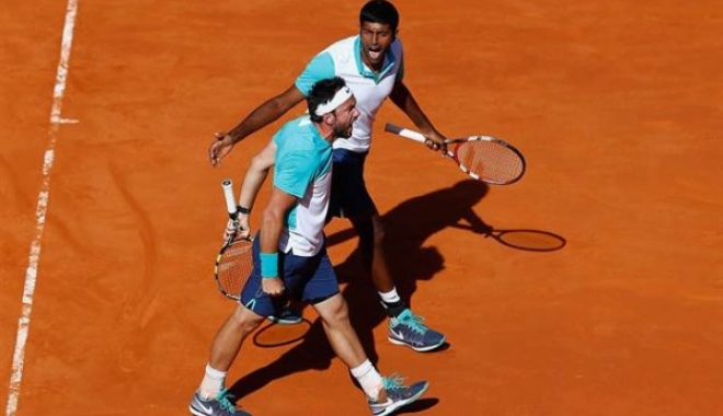 Tenis / Mergea și Bopanna s-au calificat în semifinalele turneului de dublu masculin de la Madrid - mergeabopanna-1462615314.jpg